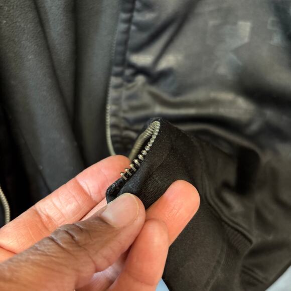 Champs Zip Up Jacket Michigan State University Embossed University Zipper Broken - Picture 11 of 11